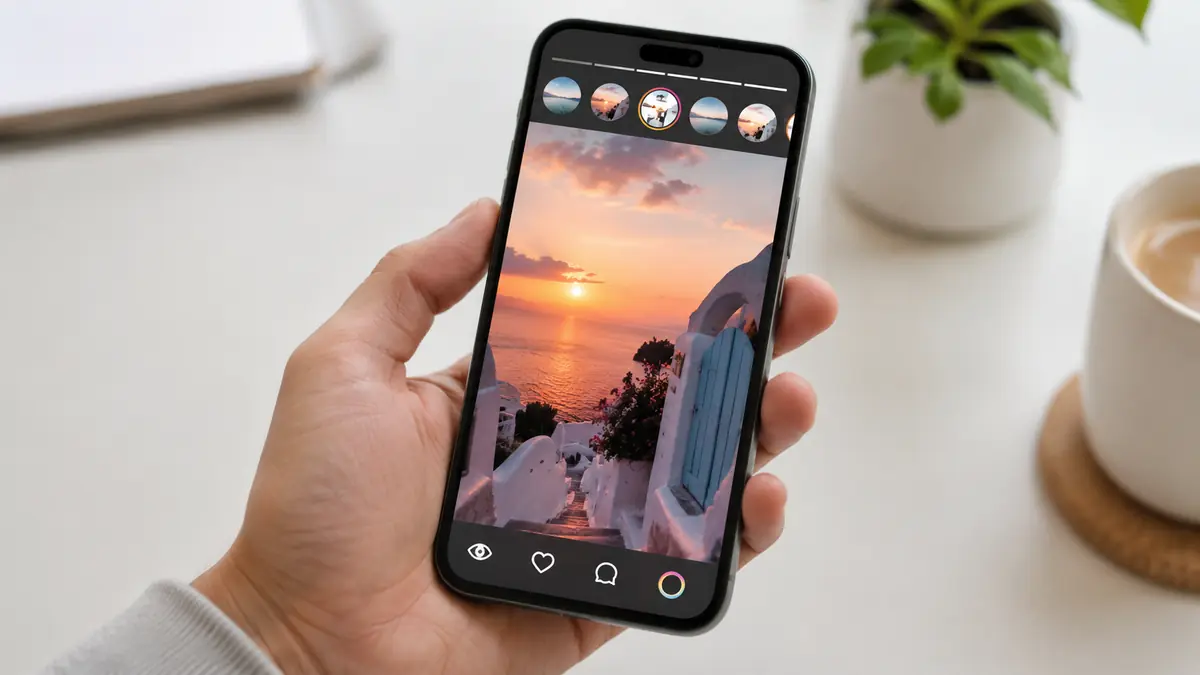 como fazer um mosaico de fotos no story