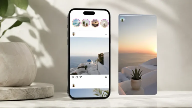 o que é feed e story